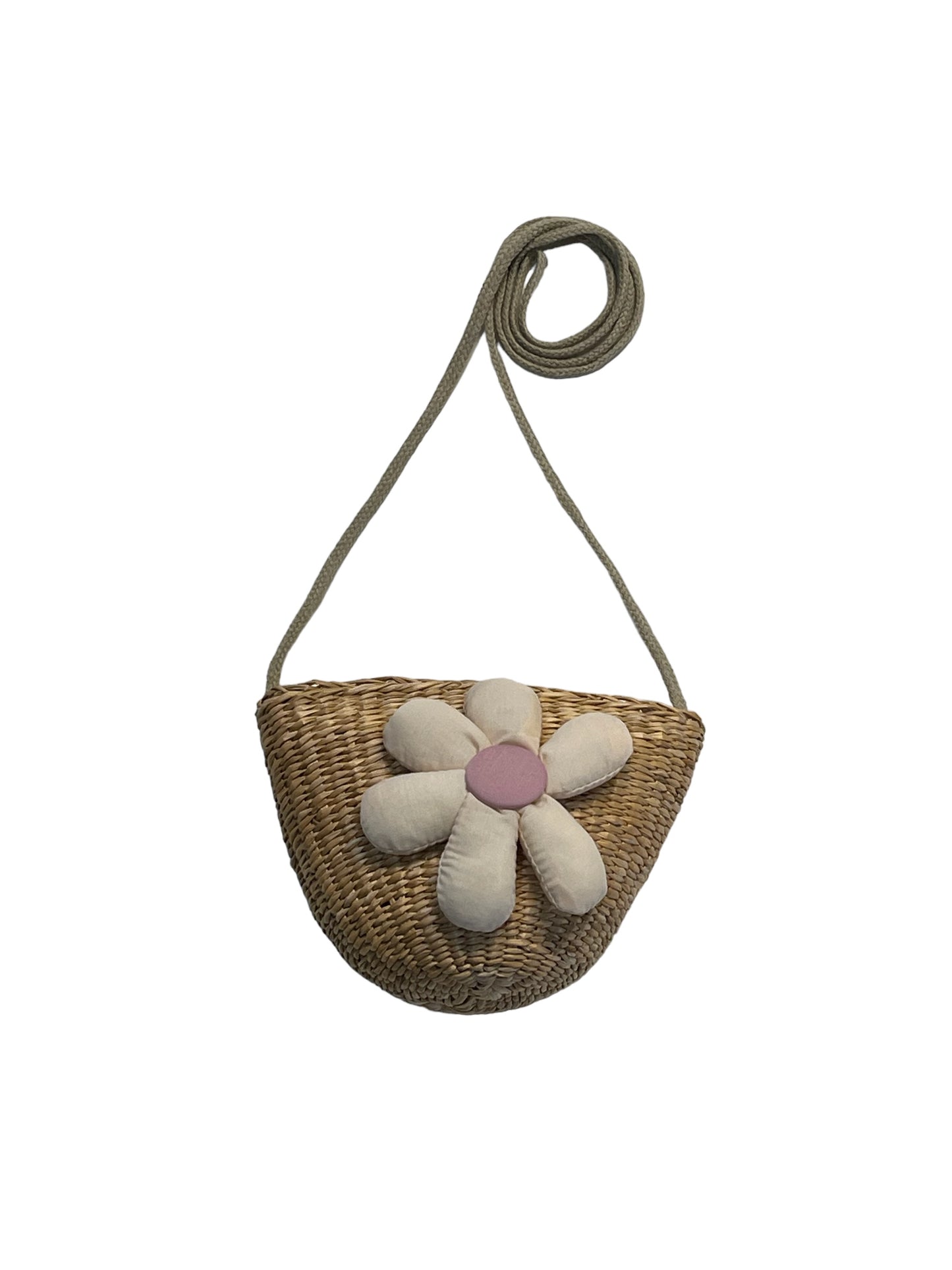 Flower straw bag