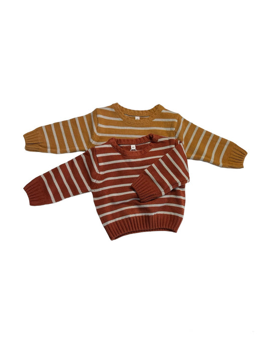 Raglan stripe sweater